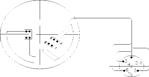 Рисунок 2.2.4 - Схема электрическая соединений крана машиниста с контроллером 395М-5-01